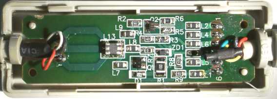 Bottom of Casio serial cable PCB