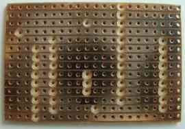 Drilled board