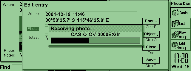 IrPhotoClip screen shot