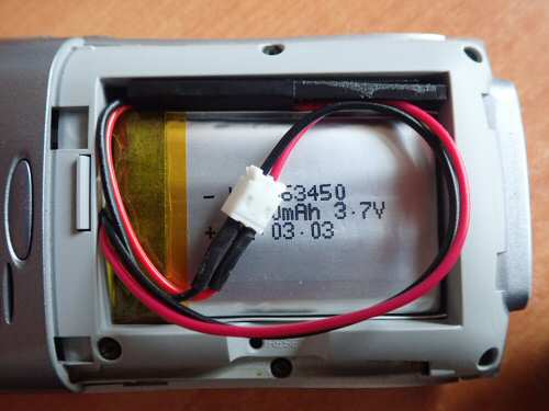 New battery in Treo