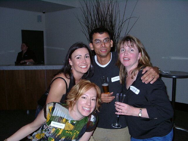 Katie (Smith) Chin, ?, Matthew Meyers, Megan (Gallagher) Phillips
